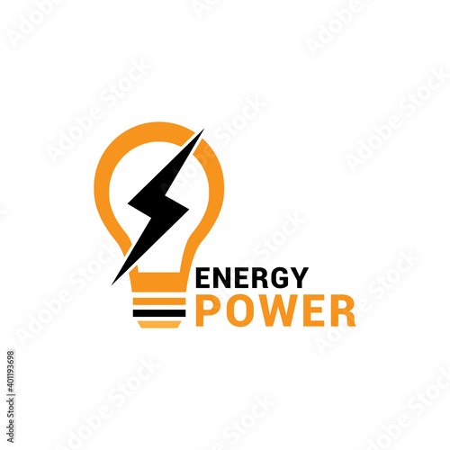 Power logo icon vector template.