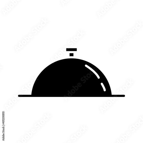 tray server silhouette style icon