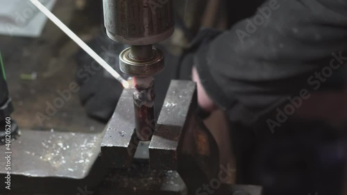 Slow motion welding 8 photo