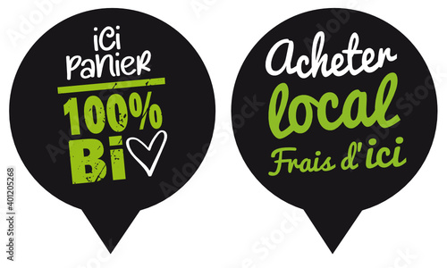 Consommer local, produits locaux, circuit court, panier bio