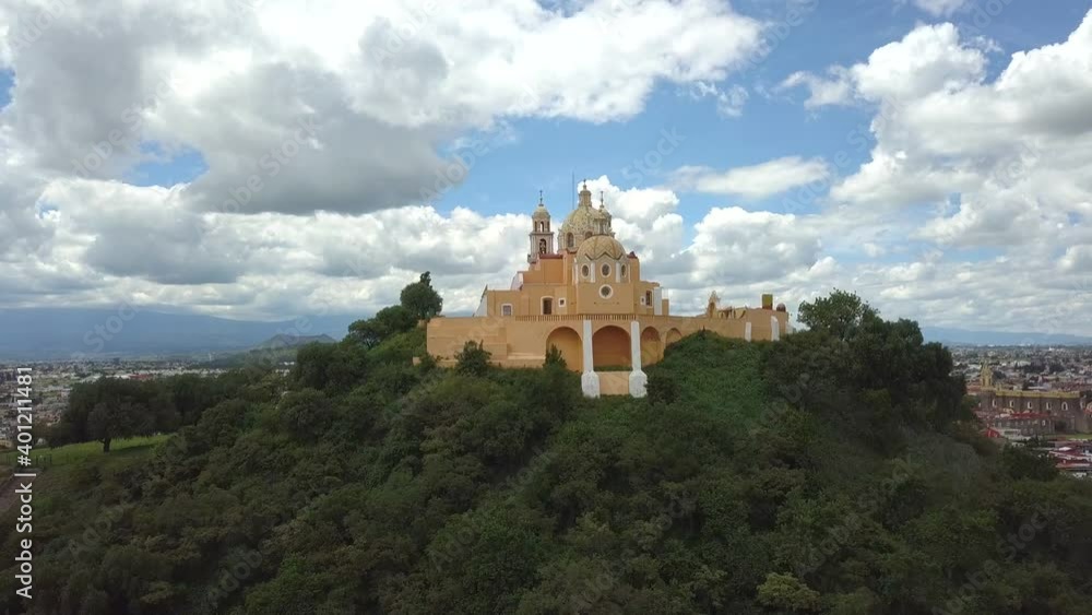 Cholula Church Pyramid, Puebla Mexico Cholula Church Pyramid, Puebla Mexico