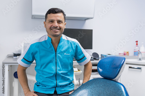 smiling male middle aged dentist © Fabian