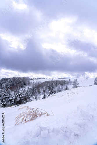 【冬イメージ】厳冬期の雪原 © travel