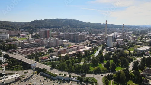 Zlín is a city in southeastern Moravia in the Czech Republic. photo