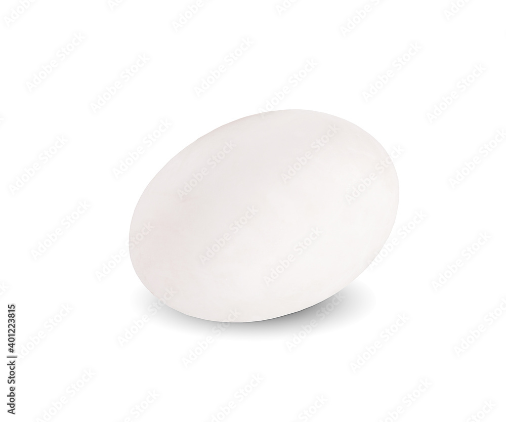 Duck egg isolated on white background Duck egg isolated on white background