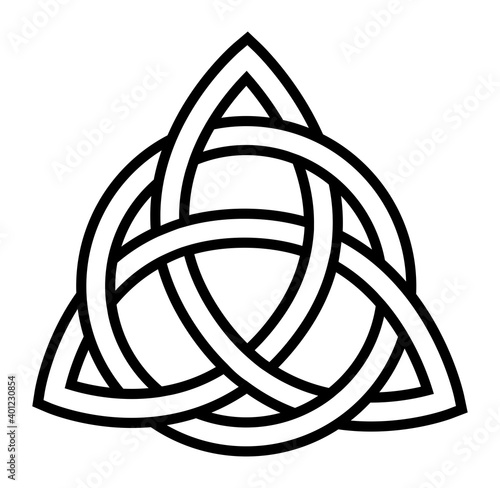 Trinity knot historic symbol