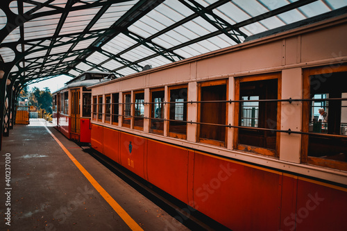 The historic Sassi - Superga denture tramway is the only one of its kind in Italy, Turin