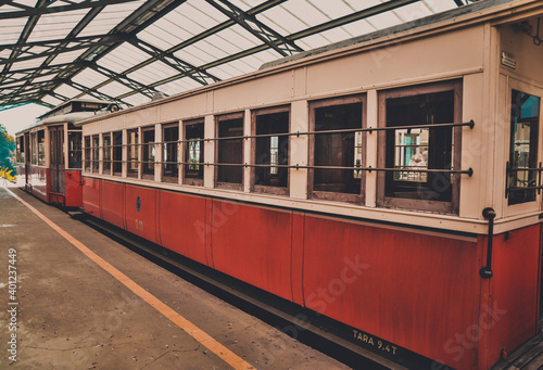 The historic Sassi - Superga denture tramway is the only one of its kind in Italy, Turin