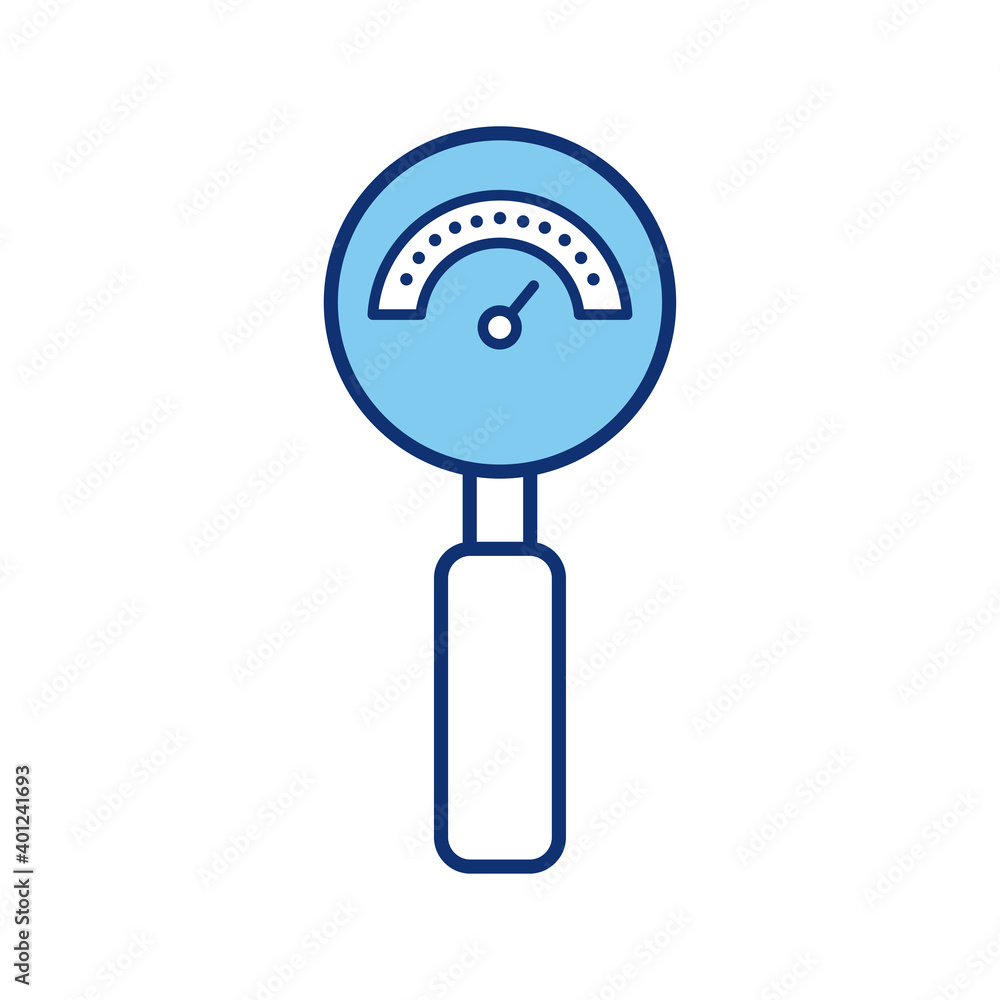 search magnifying glass with gauge line style icon search magnifying glass with gauge line style icon