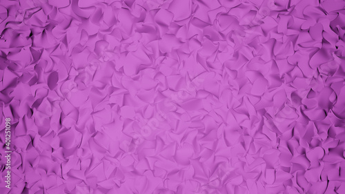Pink rose petal like surface (3D Rendering)