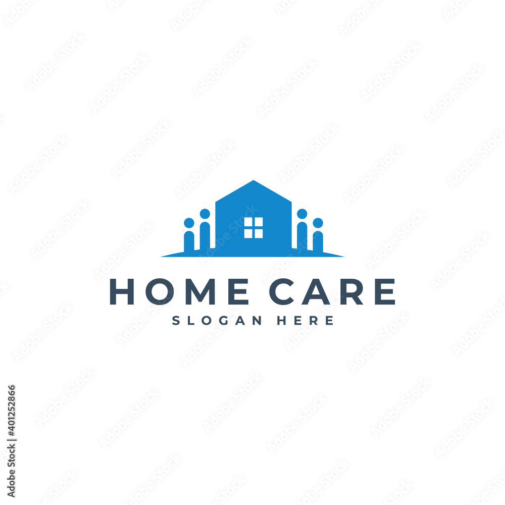 Home care logo design template vector Home care logo design template vector