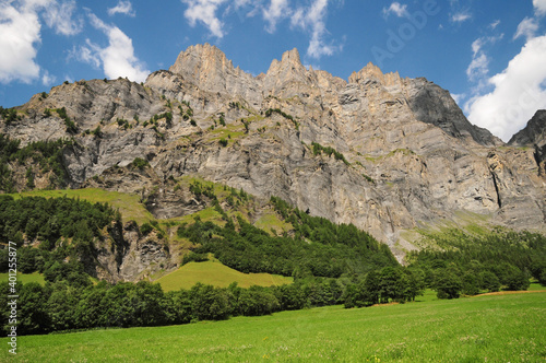 The towers of the Leeshörner near Leukerbad.