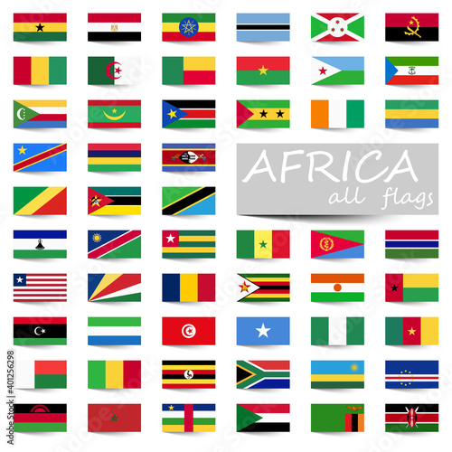 Free Download all country flags of Africa - GFXLoad