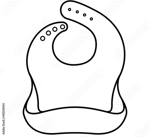Silicone baby bib