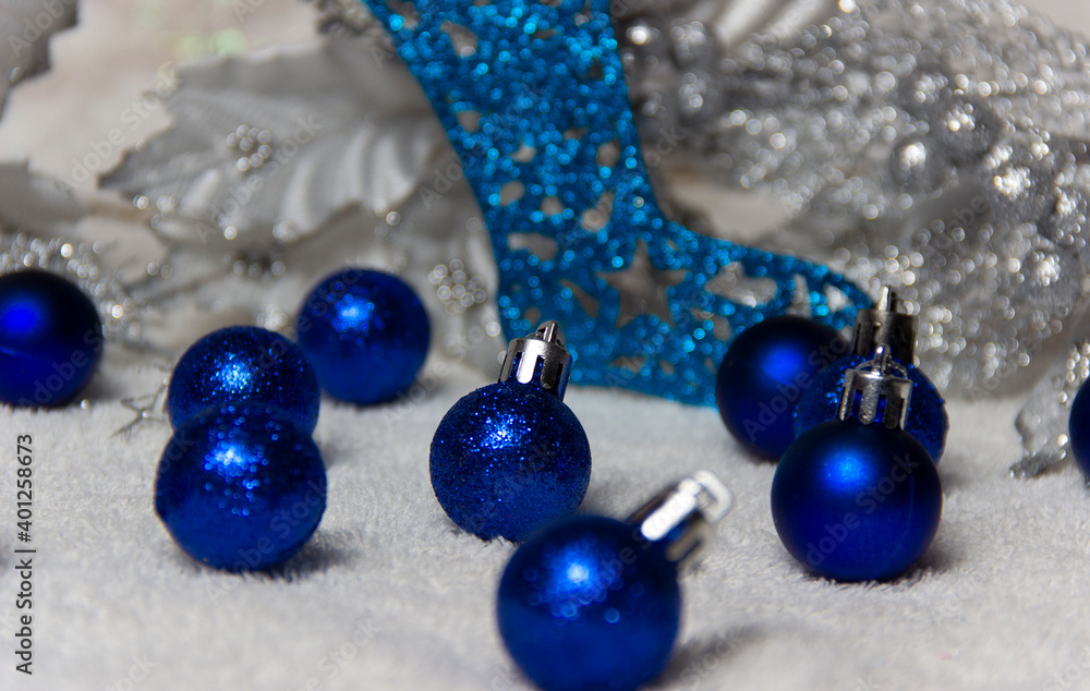 christmas blue round balls on white background.Glossy realistic elements for promo, party, event design. christmas blue round balls on white background.Glossy realistic elements for promo, party, event design.