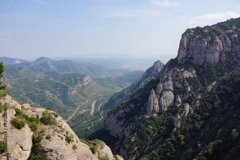 view of the mountains