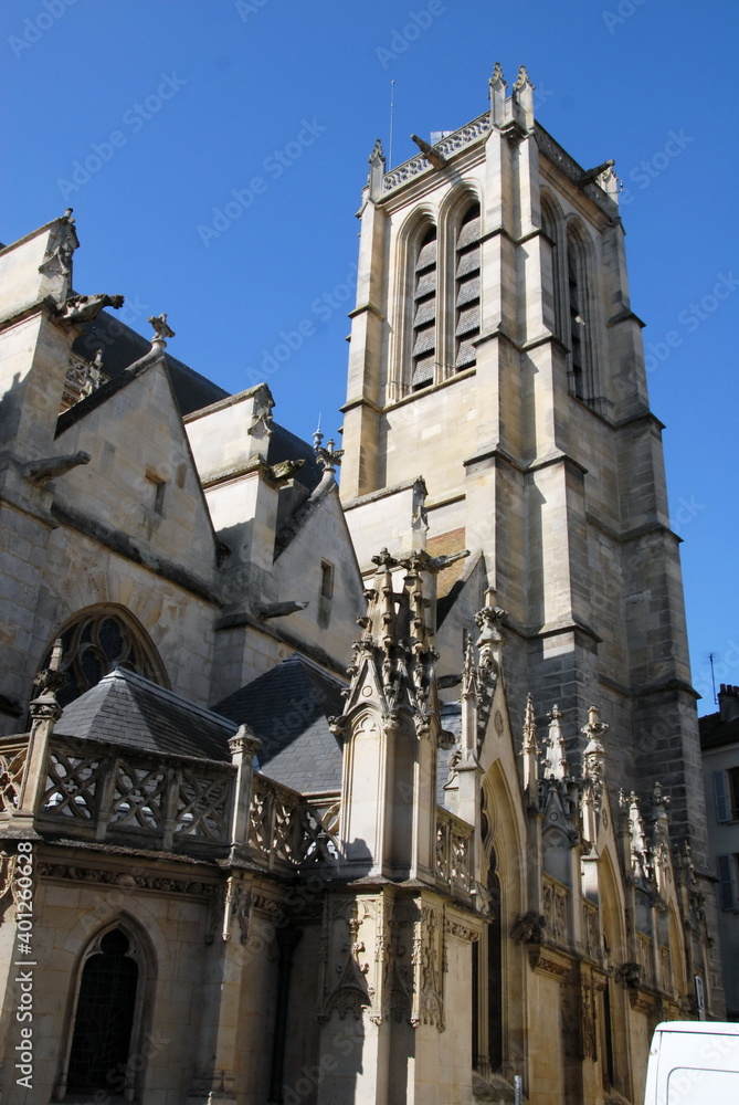 Ville de Melun, département de Seine-et-Marne, France