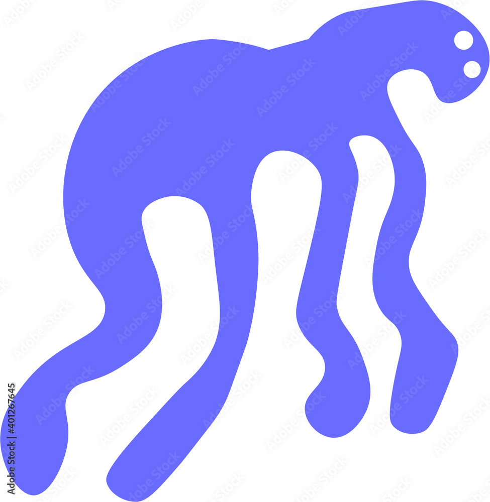 Obraz premium drawing of human with a face abstract