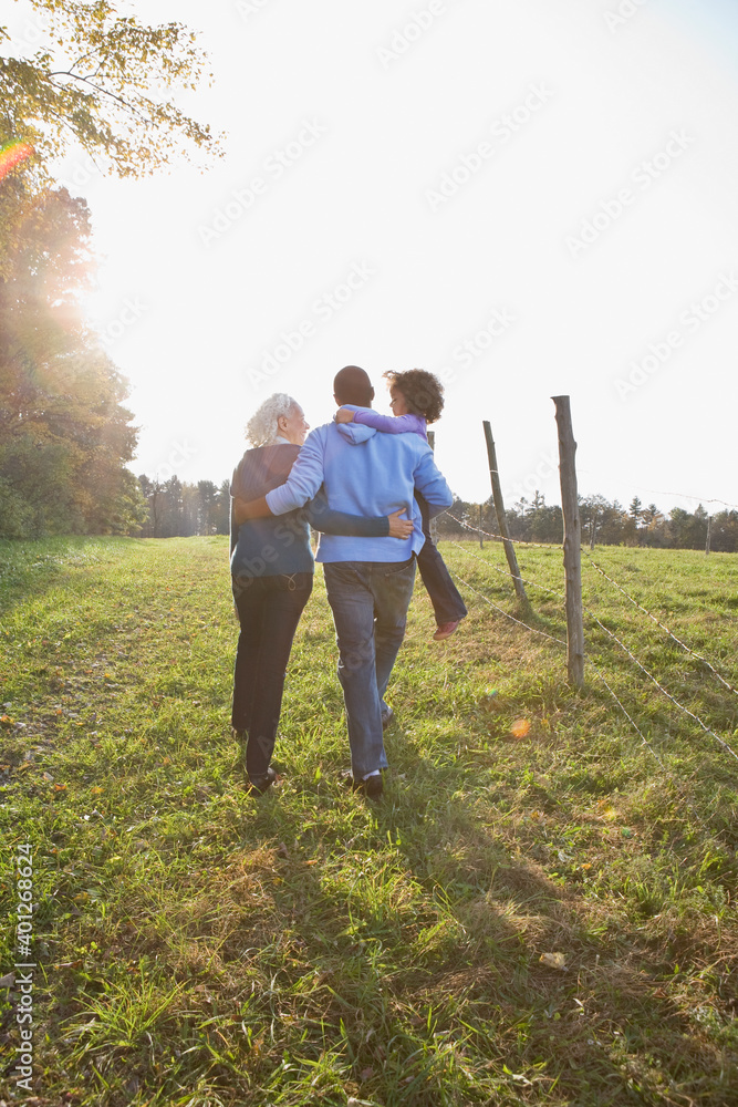 Family going for a walk Family going for a walk