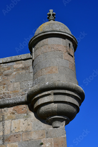 Saint Malo, France - september 7 2020 : walled city photo