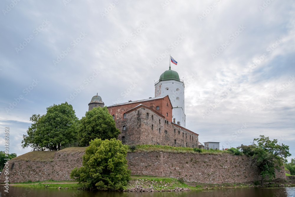 Architecture of the city of Vyborg. Vyborg fortress.