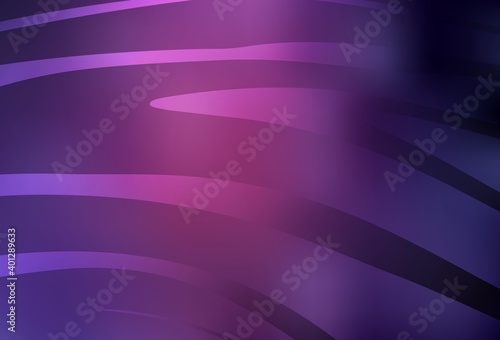 Dark Purple  Pink vector backdrop with wry lines.