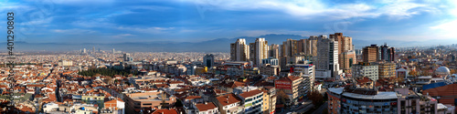 BURSA, TURKEY - 10 December, 2020: view of Bursa City