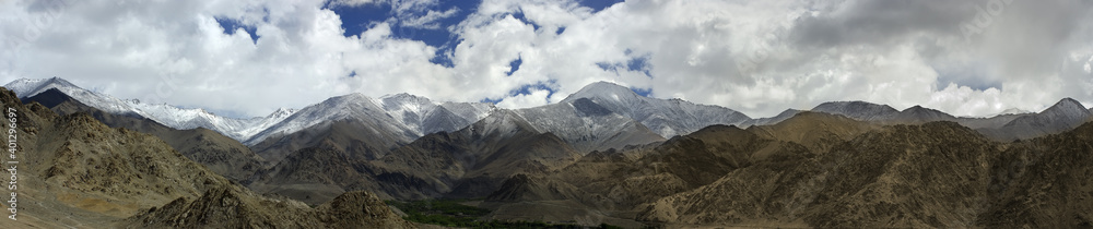 Snowy Mountains, Himalayas, Ladakh, India
