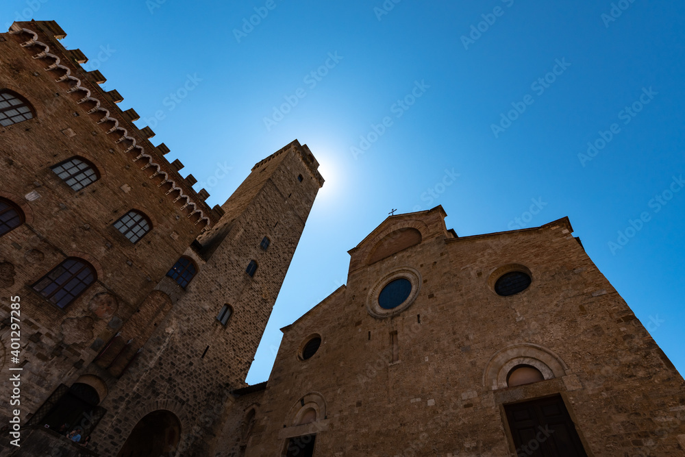 San Gimignano - The Church and the Tower