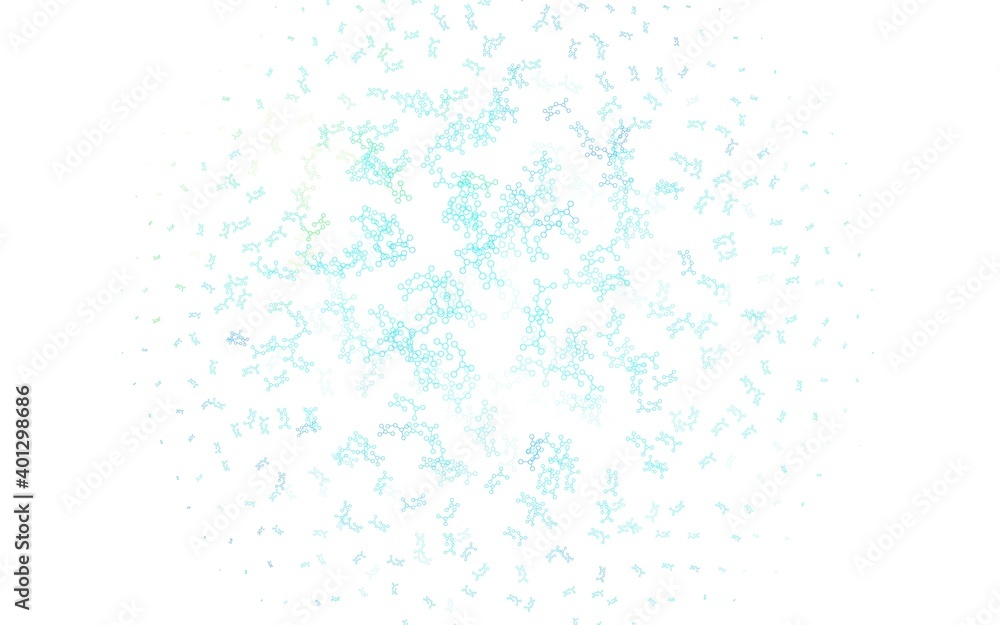 Light Blue, Green vector template with artificial intelligence structure. Light Blue, Green vector template with artificial intelligence structure.