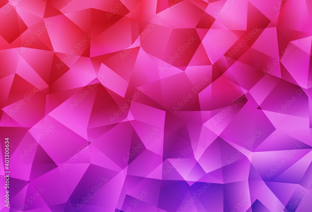 Light Purple, Pink vector abstract polygonal background. Light Purple, Pink vector abstract polygonal background.