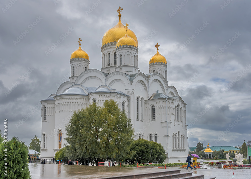 Transfiguration Cathedral in the Seraphim-Diveyevo Convent, in Russia