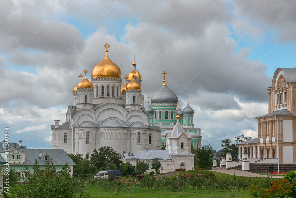 Transfiguration Cathedral in the Seraphim-Diveyevo Convent. Back of the building