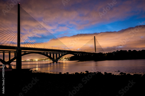 Принти на полотні Le pont de l'iroise à Brest