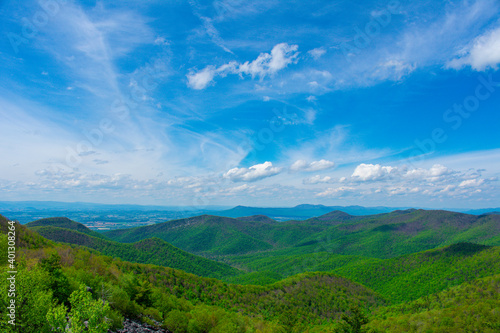landscape with mountains