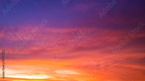 fantastic twilight sunset sky background © pushish images