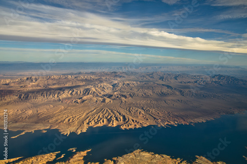 Lake Mead Landscape about 50 miles east of Las Vegas, NV.