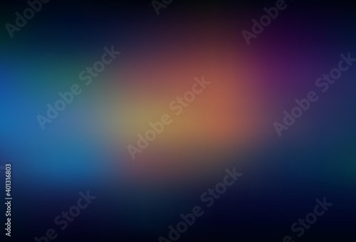Dark Blue, Yellow vector blurred background.