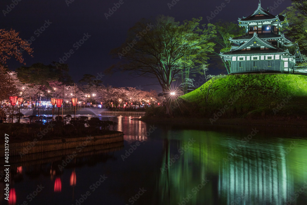 上越市 高田公園の夜桜