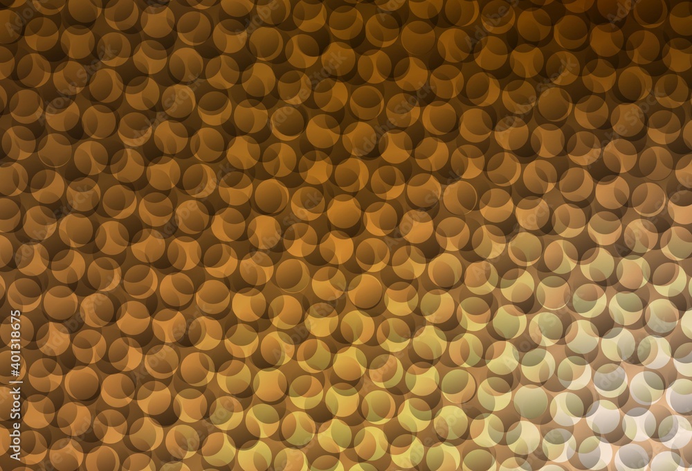 Dark Orange vector background with bubbles. Dark Orange vector background with bubbles.