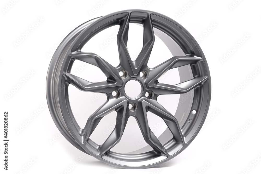 Beautiful car wheels isolated on white background Beautiful car wheels isolated on white background