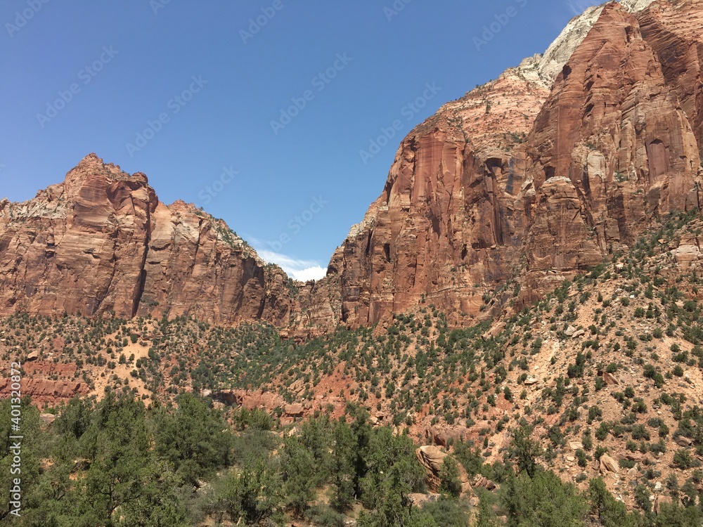 Mountains at Zion National Park
