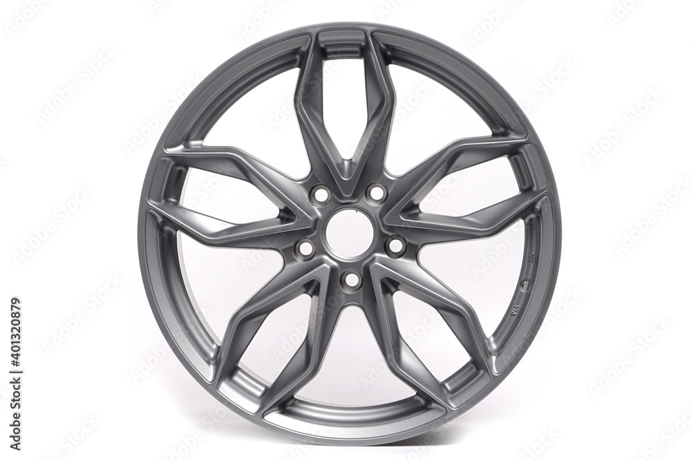Beautiful car wheels isolated on white background Beautiful car wheels isolated on white background
