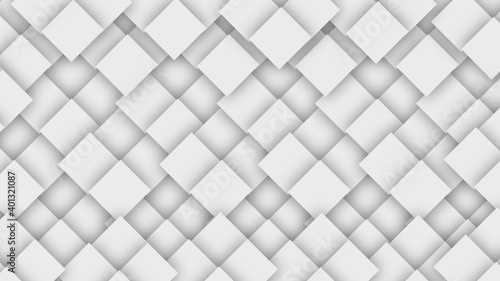 Modern 3D Prizm Squares Pattern Design Wallpaper © anmonaitophoto