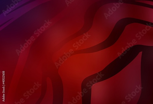 Fototapeta Naklejka Na Ścianę i Meble -  Dark Red vector blurred bright pattern.