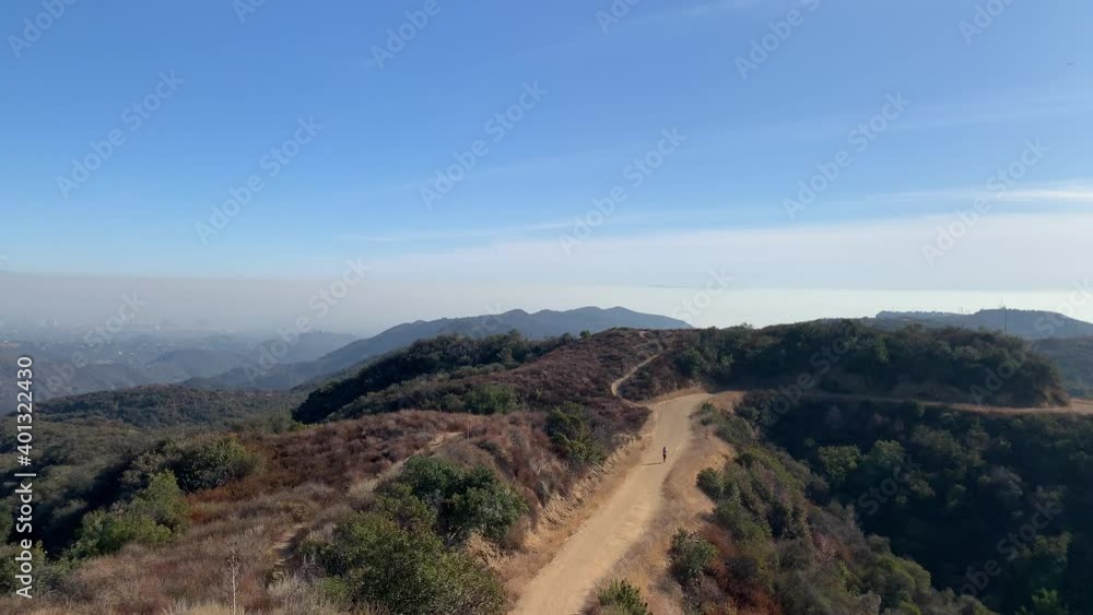 View From Santa Monica Mountains of Los Angeles View From Santa Monica Mountains of Los Angeles