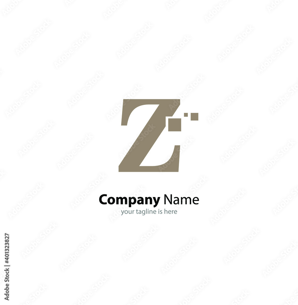 letter z logo concept with minimalist style letter z logo concept with minimalist style