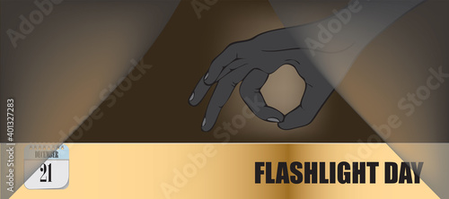 Postcard Flashlight Day