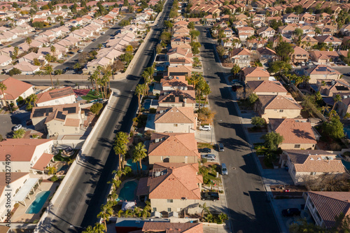 Photography Vegas Suburb During the Day