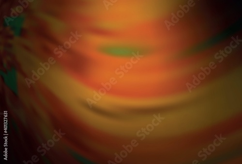 Dark Orange vector colorful abstract background.